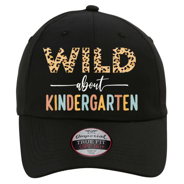 Wild About Kindergarten Leopard Girl Teacher Back To School The Original Performance Cap