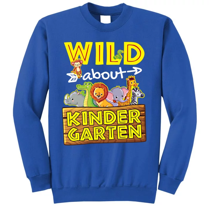 Wild About Kindergarten Teacher Appreciation Gift Sweatshirt