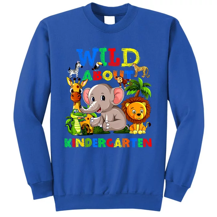 Wild About Kindergarten Teacher Student Back To School Gift Sweatshirt