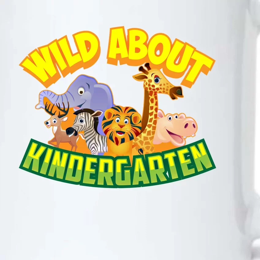 Wild About Kindergarten Cool Preschool Funny Zoo Art Gift Cool Gift Black Color Changing Mug