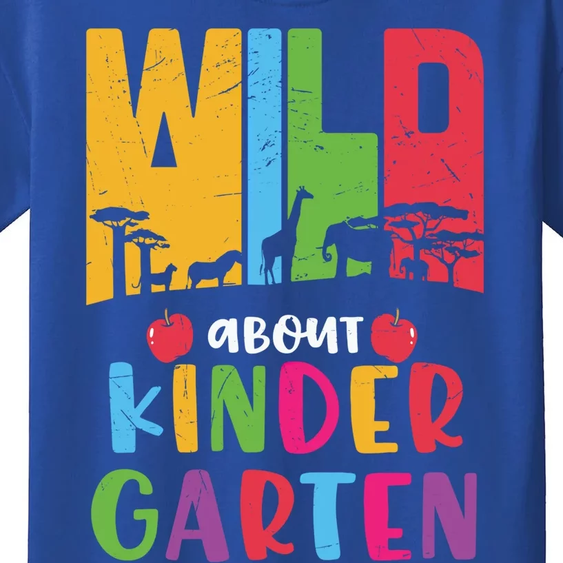 Wild About Kindergarten Cute Kindergarten Cute Gift Kids T-Shirt