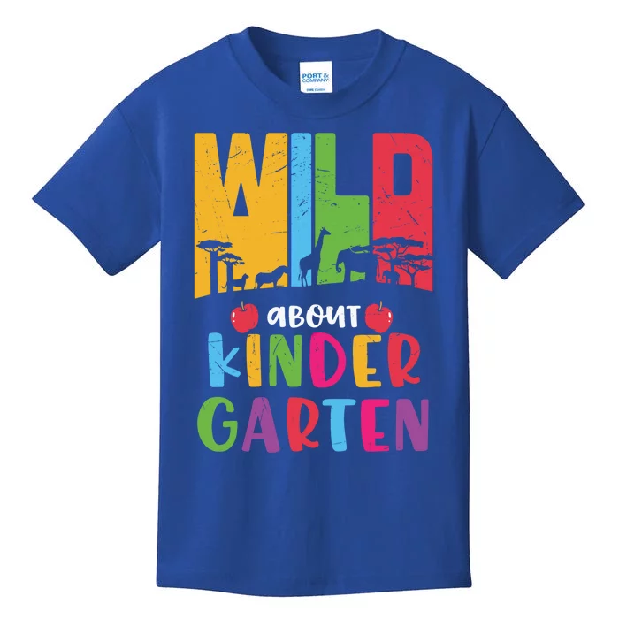 Wild About Kindergarten Cute Kindergarten Cute Gift Kids T-Shirt