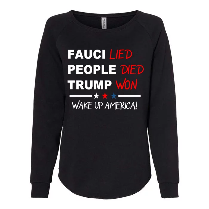 Wake Up America Womens California Wash Sweatshirt