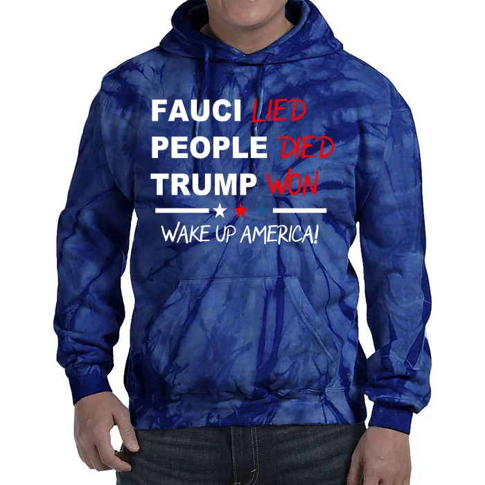 Wake Up America Tie Dye Hoodie