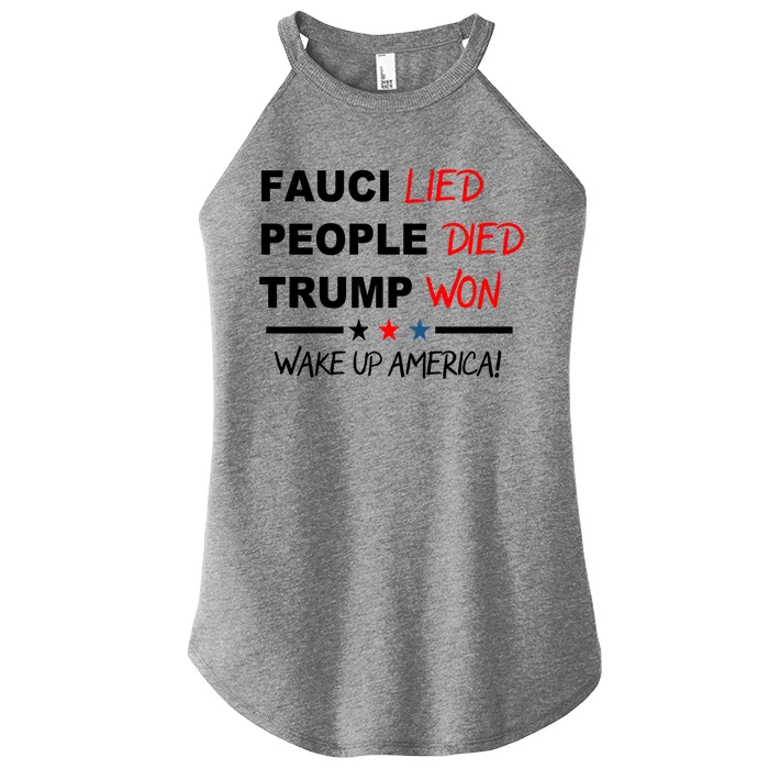 Wake Up America Women’s Perfect Tri Rocker Tank