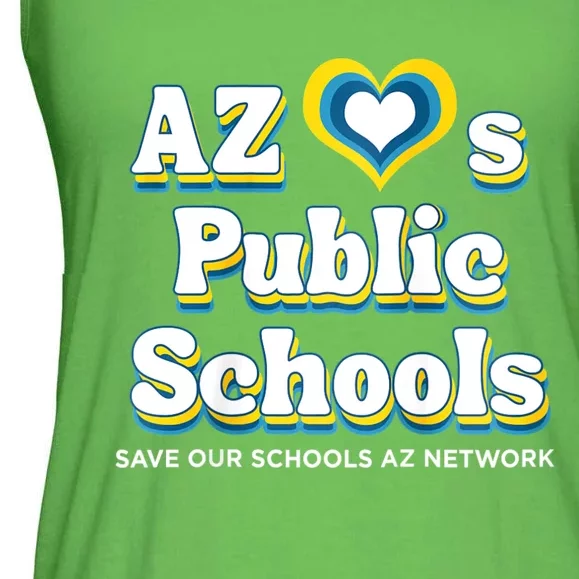 Womens AZ Loves Public Schools Ladies Essential Flowy Tank