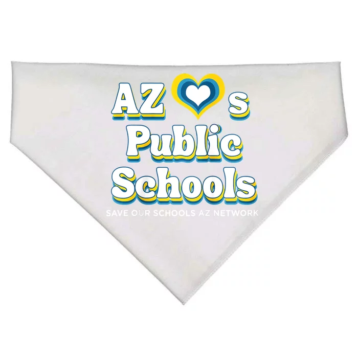 Womens AZ Loves Public Schools USA-Made Doggie Bandana