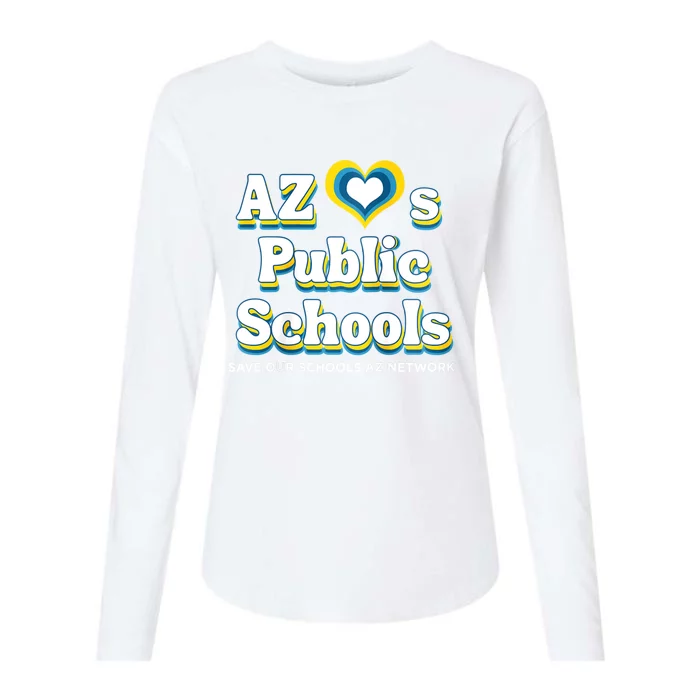 Womens AZ Loves Public Schools Womens Cotton Relaxed Long Sleeve T-Shirt