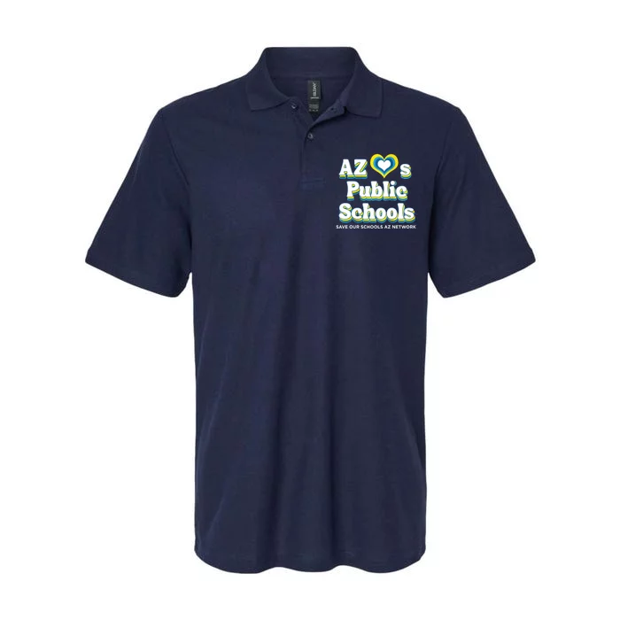 Womens AZ Loves Public Schools Softstyle Adult Sport Polo