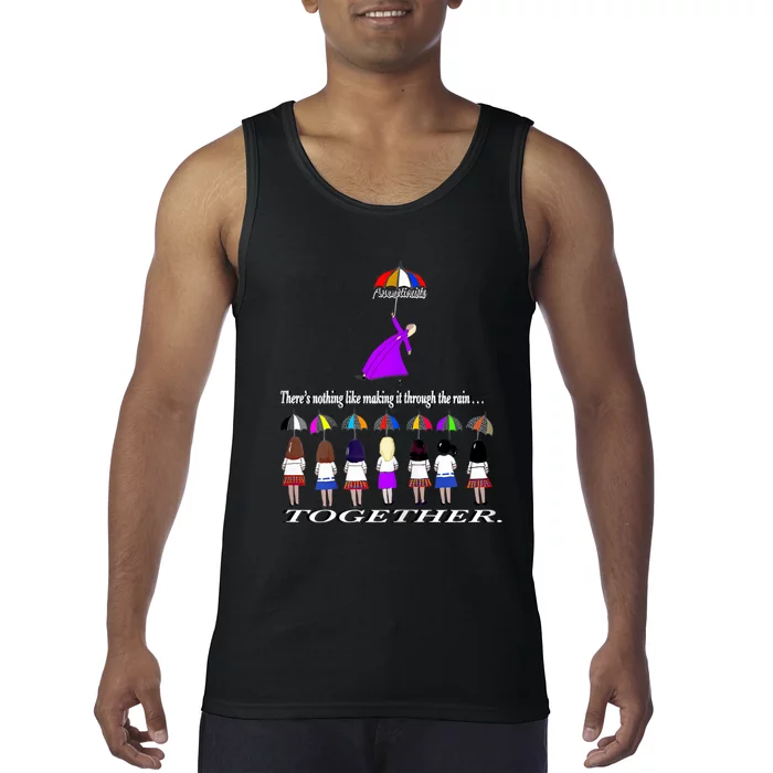 Womens Assumptionista_Nothing Like Making It Thru The Rain Together Tank Top