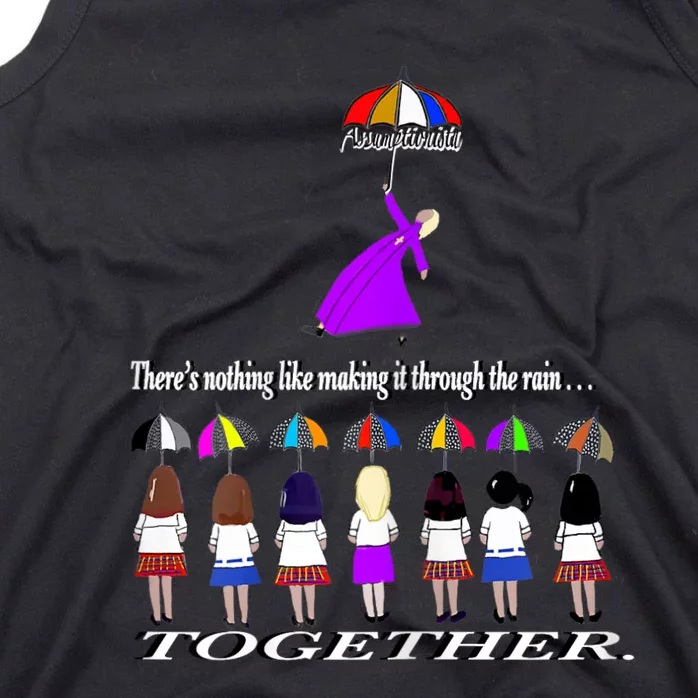 Womens Assumptionista_Nothing Like Making It Thru The Rain Together Tank Top