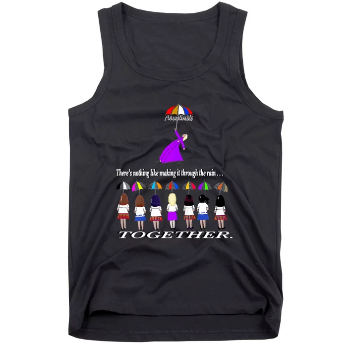 Womens Assumptionista_Nothing Like Making It Thru The Rain Together Tank Top