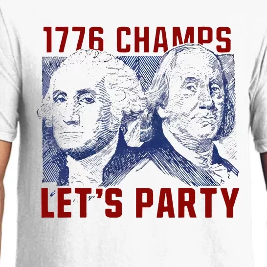 Washington And Lincoln 1776 Champs Let’s Party USA Flag Pajama Set