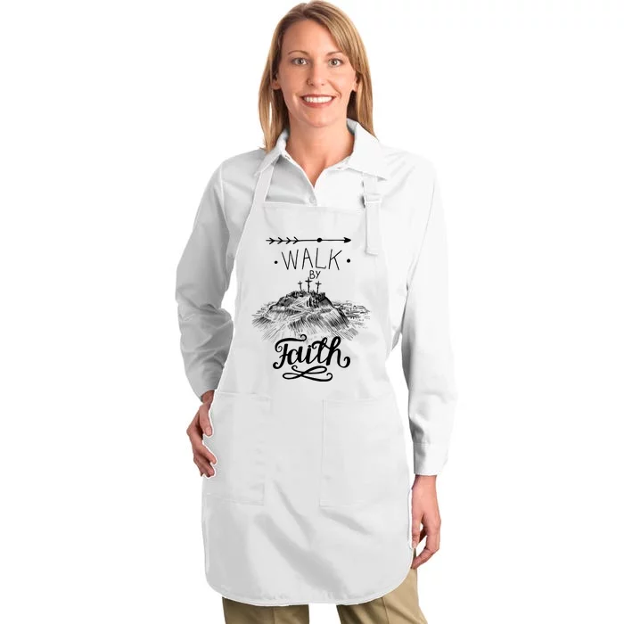 Walk By Faith Full-Length Apron With Pocket