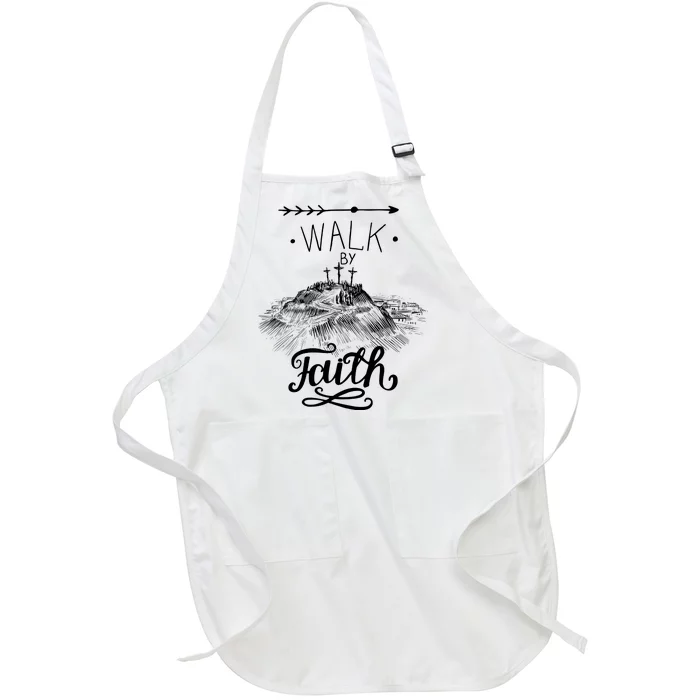 Walk By Faith Full-Length Apron With Pocket