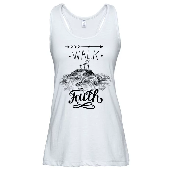 Walk By Faith Ladies Essential Flowy Tank