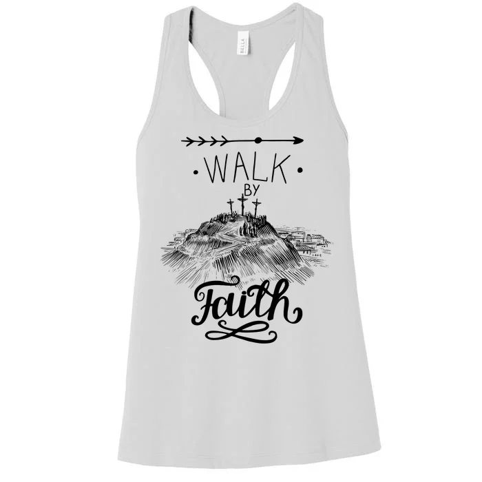 Walk By Faith Women's Racerback Tank