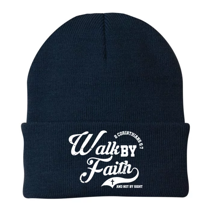 Walk By Faith And Not By Sight Knit Cap Winter Beanie