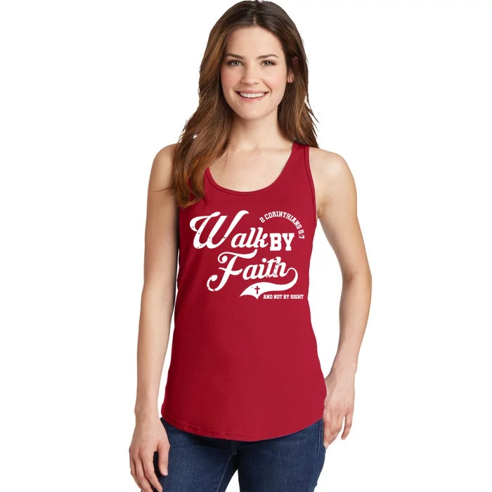 Walk By Faith And Not By Sight Ladies Essential Tank