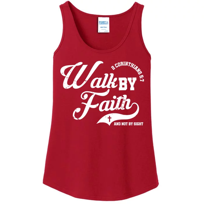 Walk By Faith And Not By Sight Ladies Essential Tank