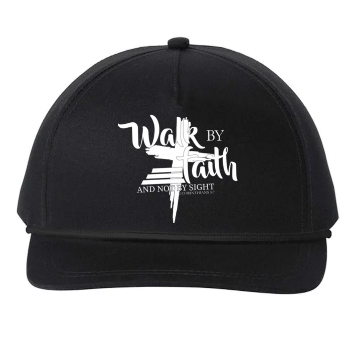 Walk By Faith Not By Sight Snapback Five-Panel Rope Hat