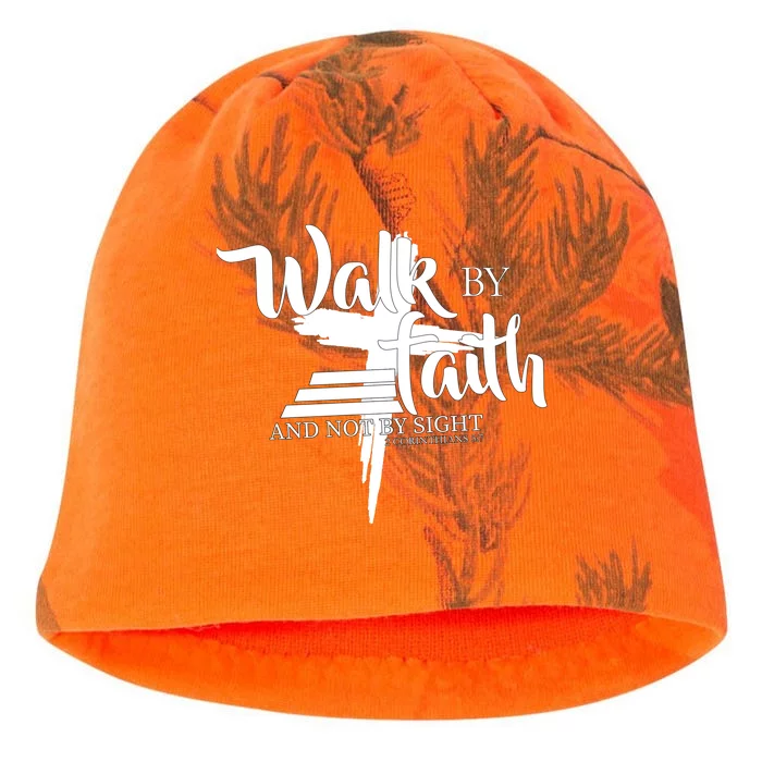 Walk By Faith Not By Sight Kati - Camo Knit Beanie