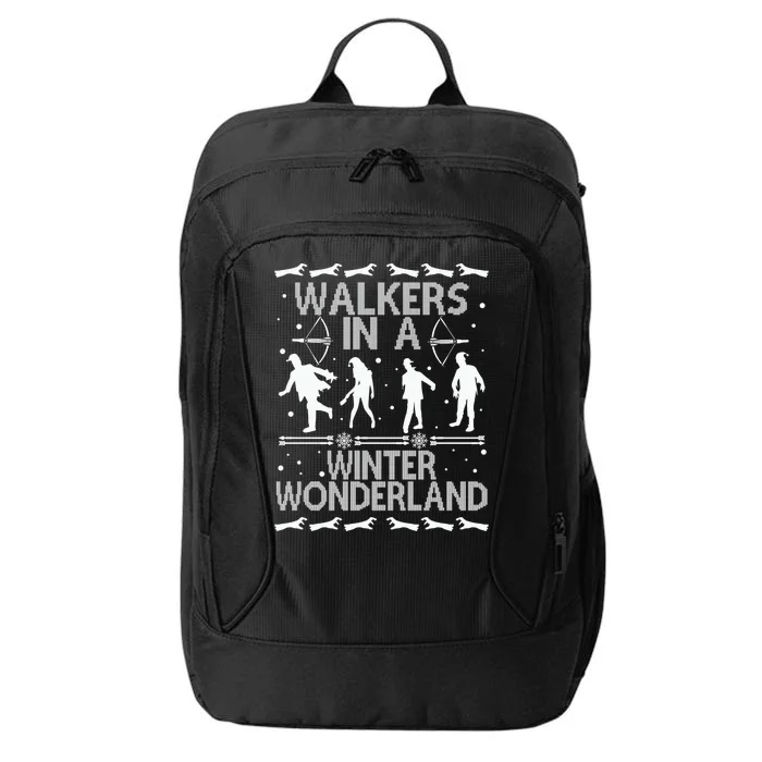 Walkers In A Winter Wonderland City Backpack