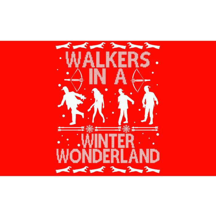 Walkers In A Winter Wonderland Bumper Sticker