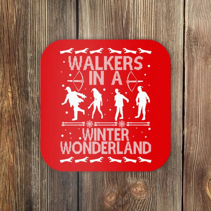 Walkers In A Winter Wonderland Coaster