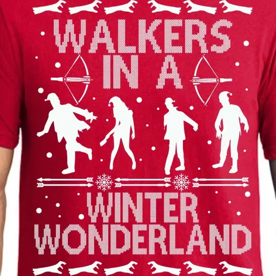 Walkers In A Winter Wonderland Pajama Set