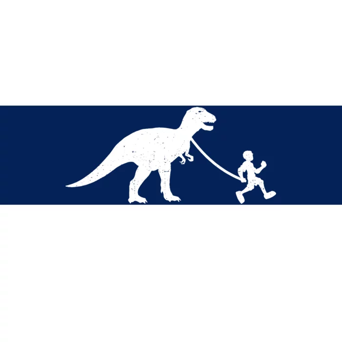 Walking My T-Rex Bumper Sticker