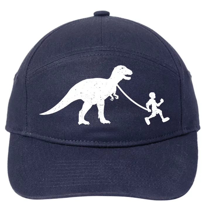 Walking My T-Rex 7-Panel Snapback Hat