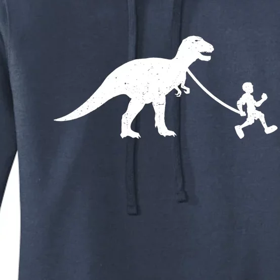 Walking My T-Rex Women's Pullover Hoodie