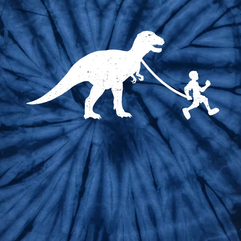 Walking My T-Rex Tie-Dye T-Shirt