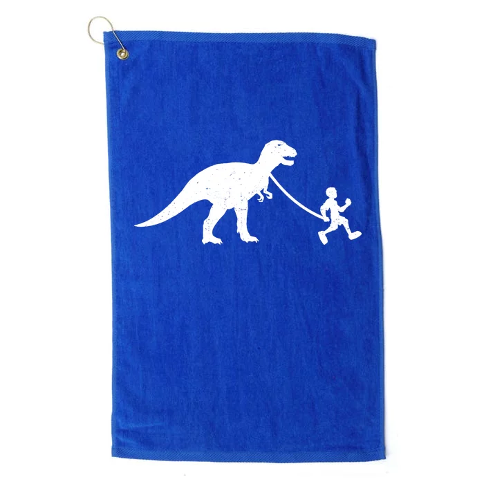 Walking My T-Rex Platinum Collection Golf Towel