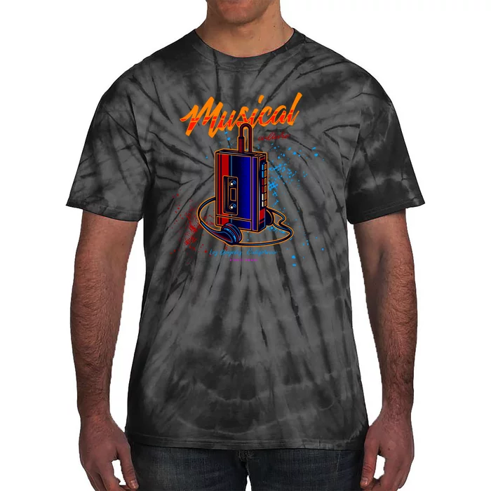 Walkman Los Angeles California Retro Tie-Dye T-Shirt