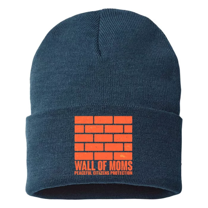 Wall Of Moms Peaceful Citizen Protection Sustainable Knit Beanie