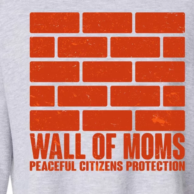 Wall Of Moms Peaceful Citizen Protection Cropped Pullover Crew