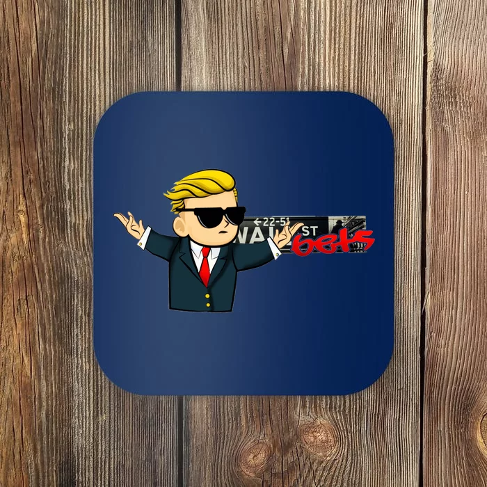 Wall Sreet Bets Logo Coaster