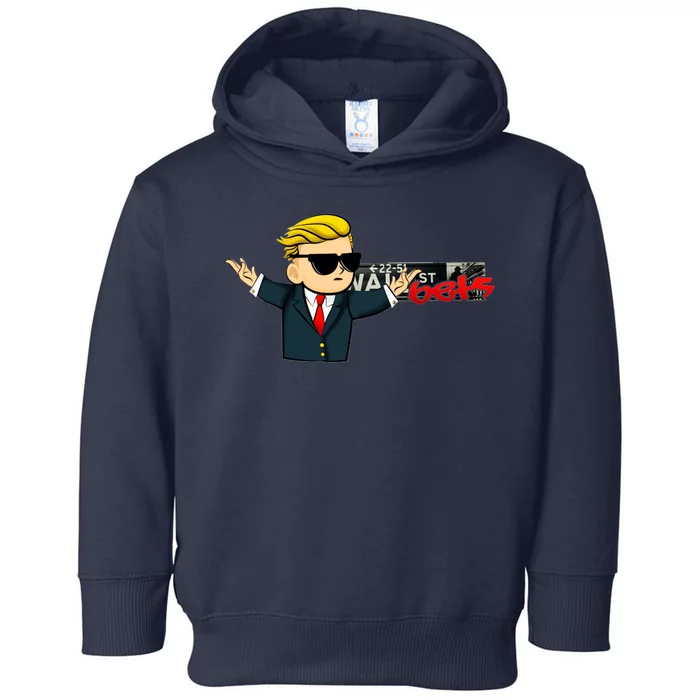 Wall Sreet Bets Logo Toddler Hoodie