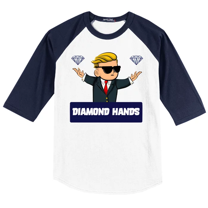 Wall Street Diamond Hands Baseball Sleeve Shirt