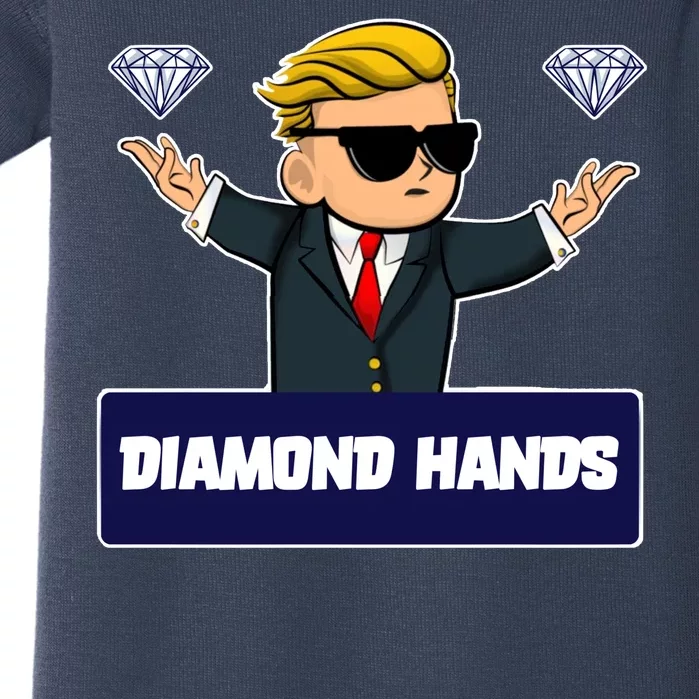 Wall Street Diamond Hands Baby Bodysuit