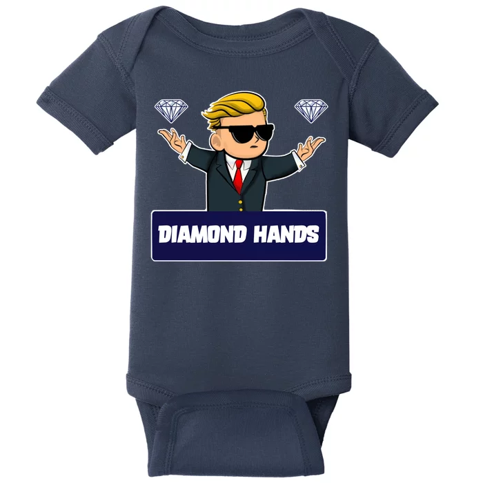 Wall Street Diamond Hands Baby Bodysuit