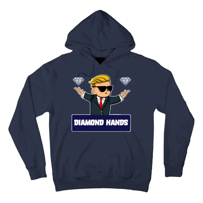 Wall Street Diamond Hands Tall Hoodie