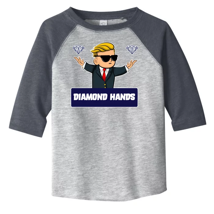 Wall Street Diamond Hands Toddler Fine Jersey T-Shirt