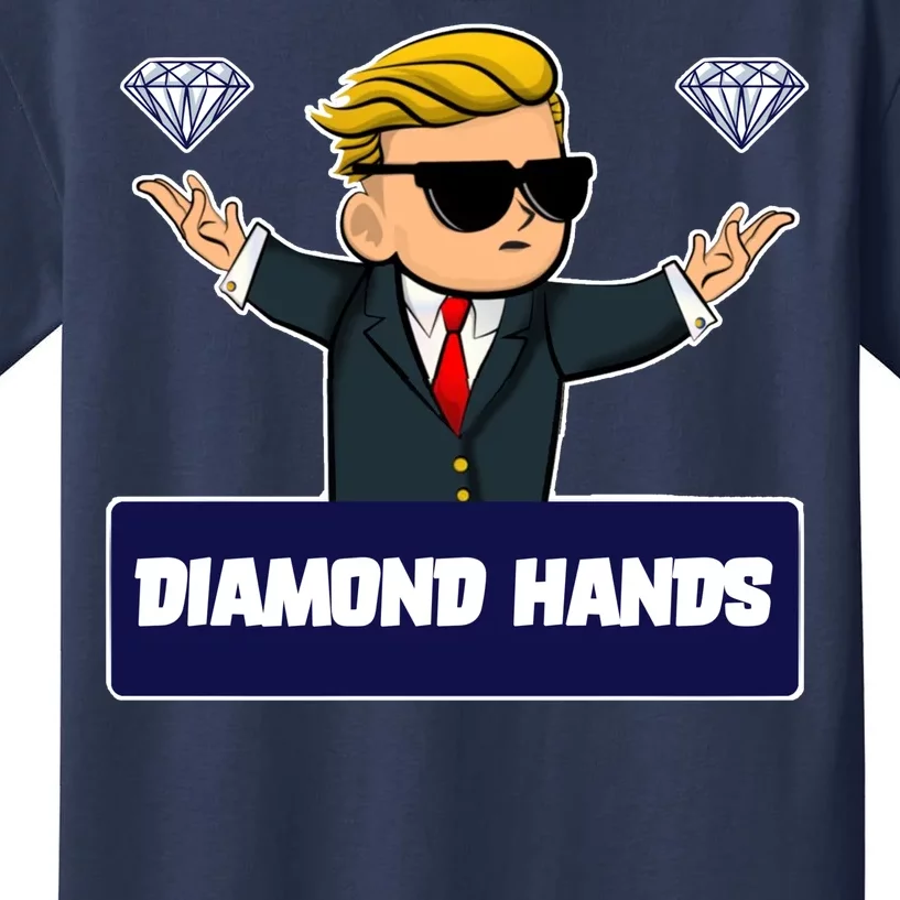 Wall Street Diamond Hands Kids T-Shirt