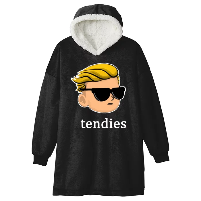 Wall Street Guy WSB Tendies Hooded Wearable Blanket