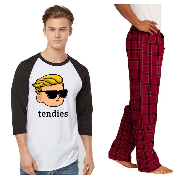 Wall Street Guy WSB Tendies Raglan Sleeve Pajama Set