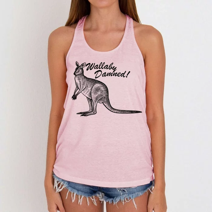 Wallaby Damned Women's Knotted Racerback Tank