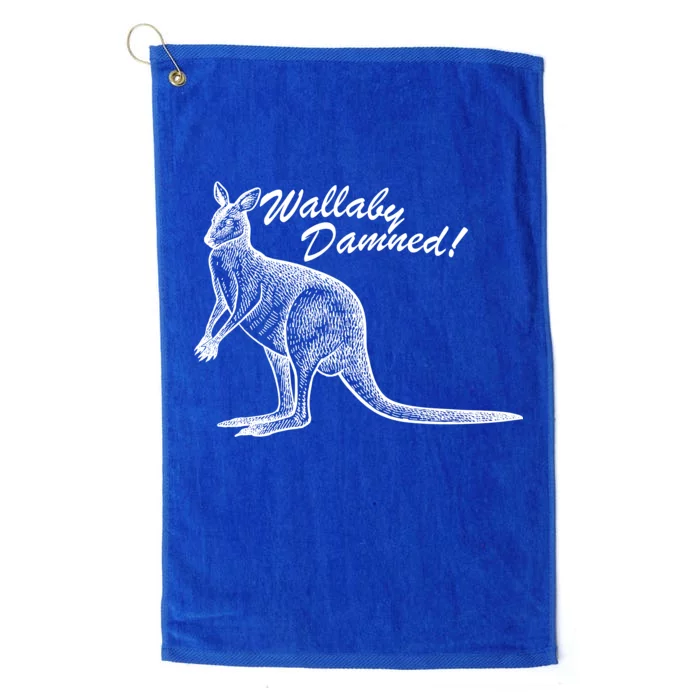 Wallaby Damned Platinum Collection Golf Towel